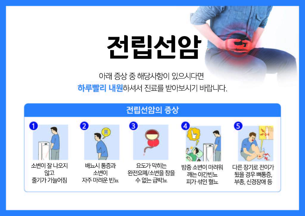 전립선 비대증의 증상들